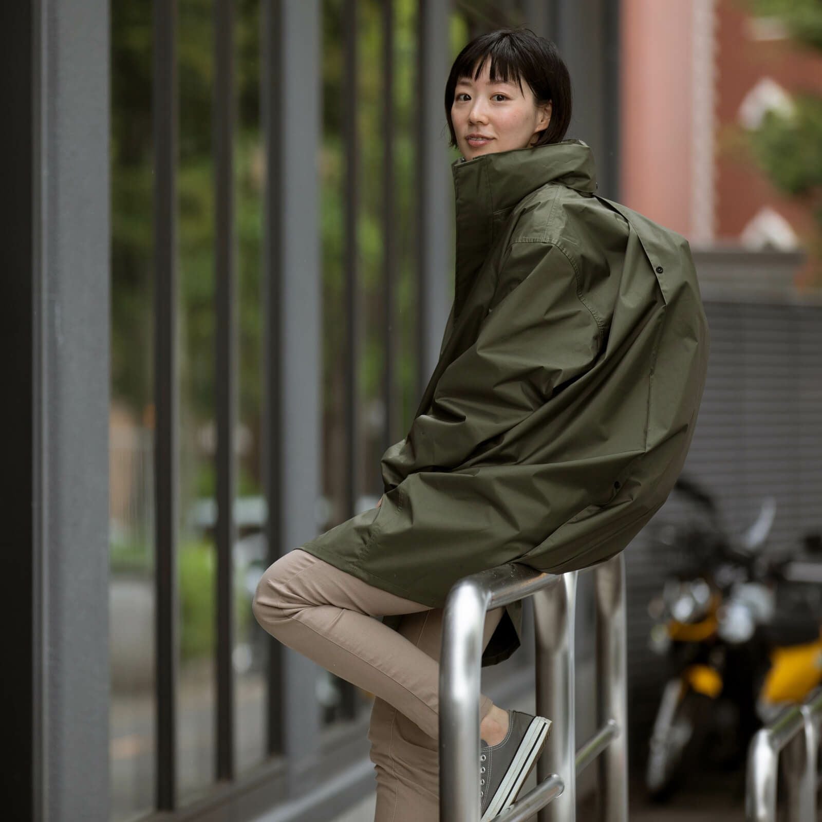 送料無料】7590 バッグインコート | レインコート レインポンチョ通販