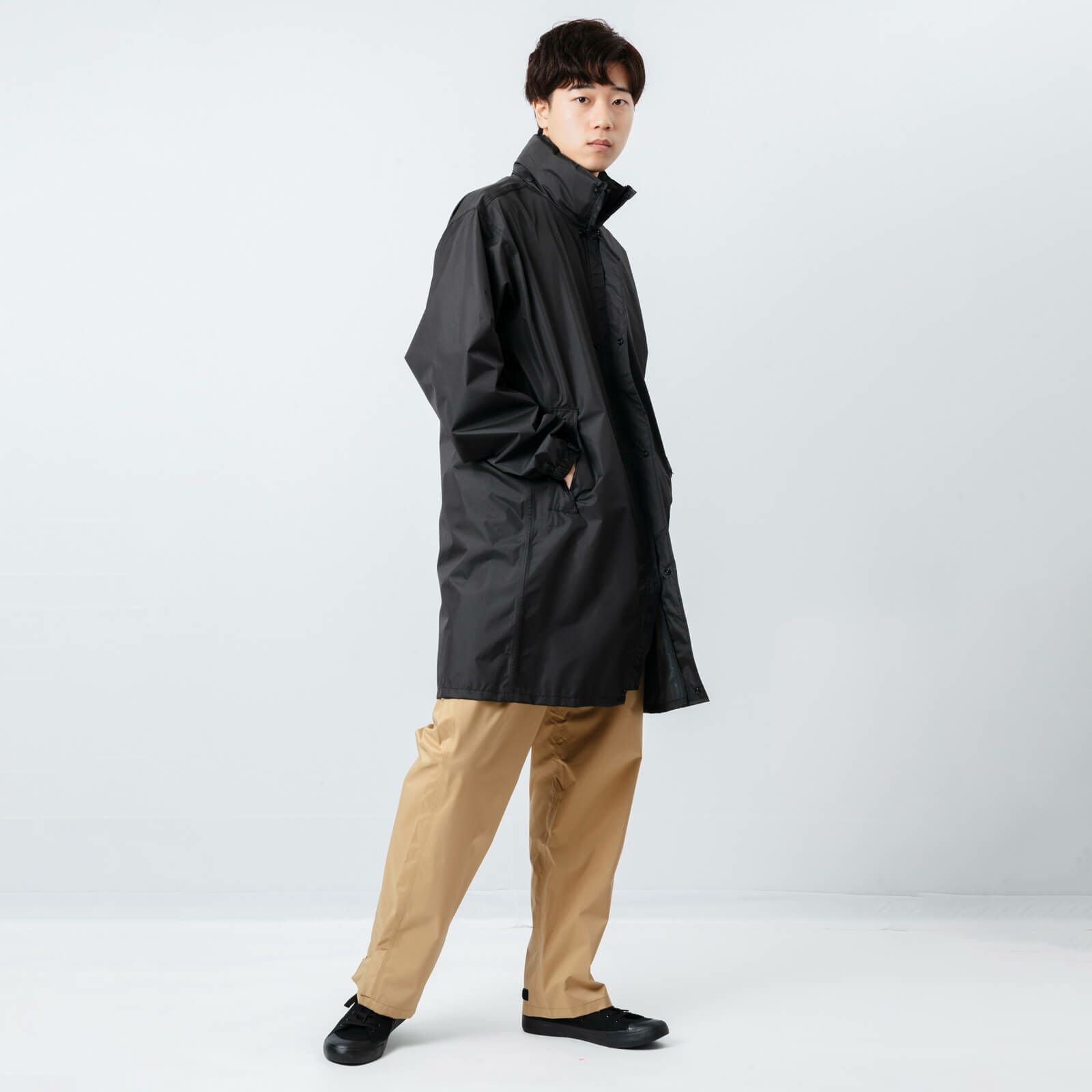 送料無料】7590 バッグインコート | レインコート レインポンチョ通販