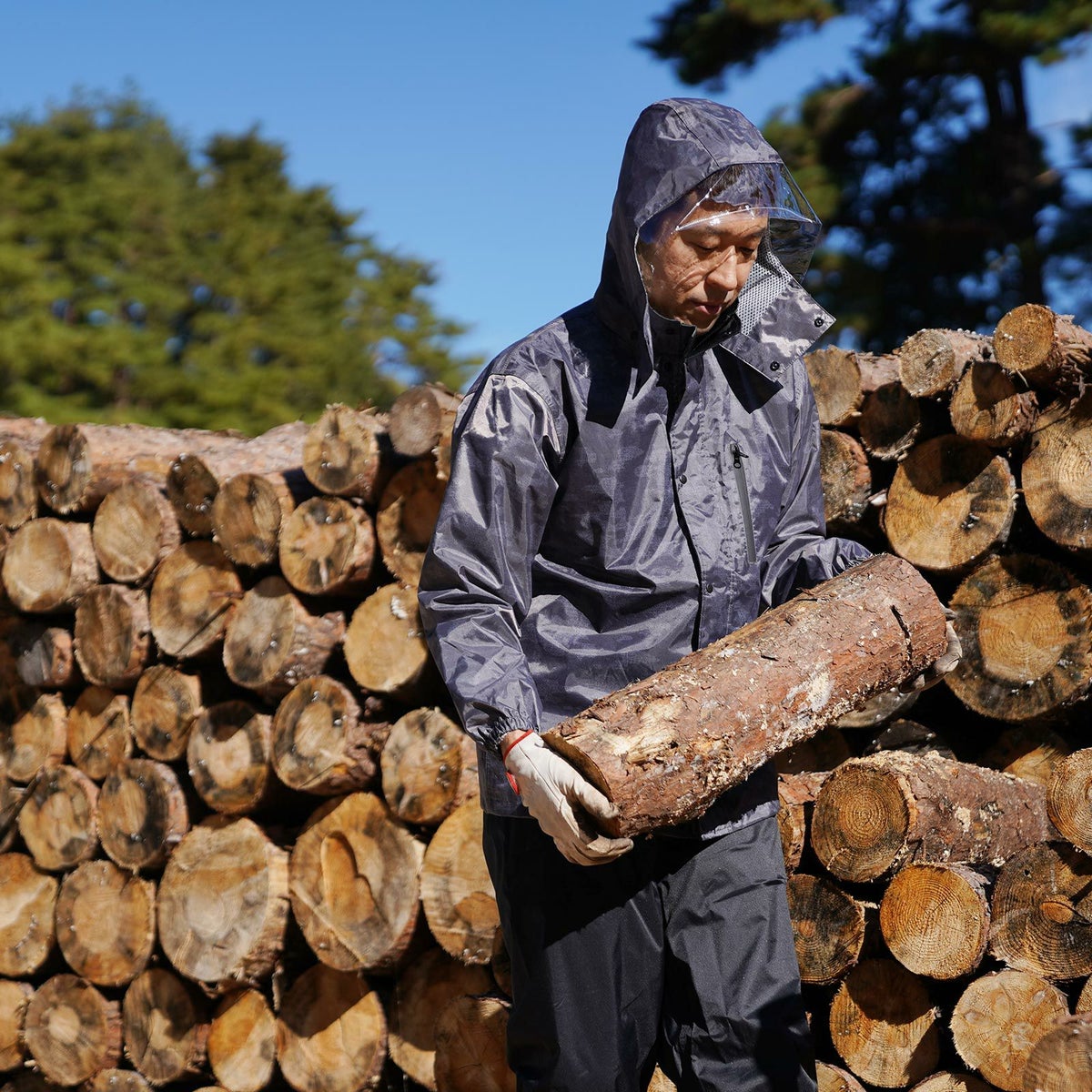 ［男性モデルのサイズ］身長:182cm 着用サイズ：L