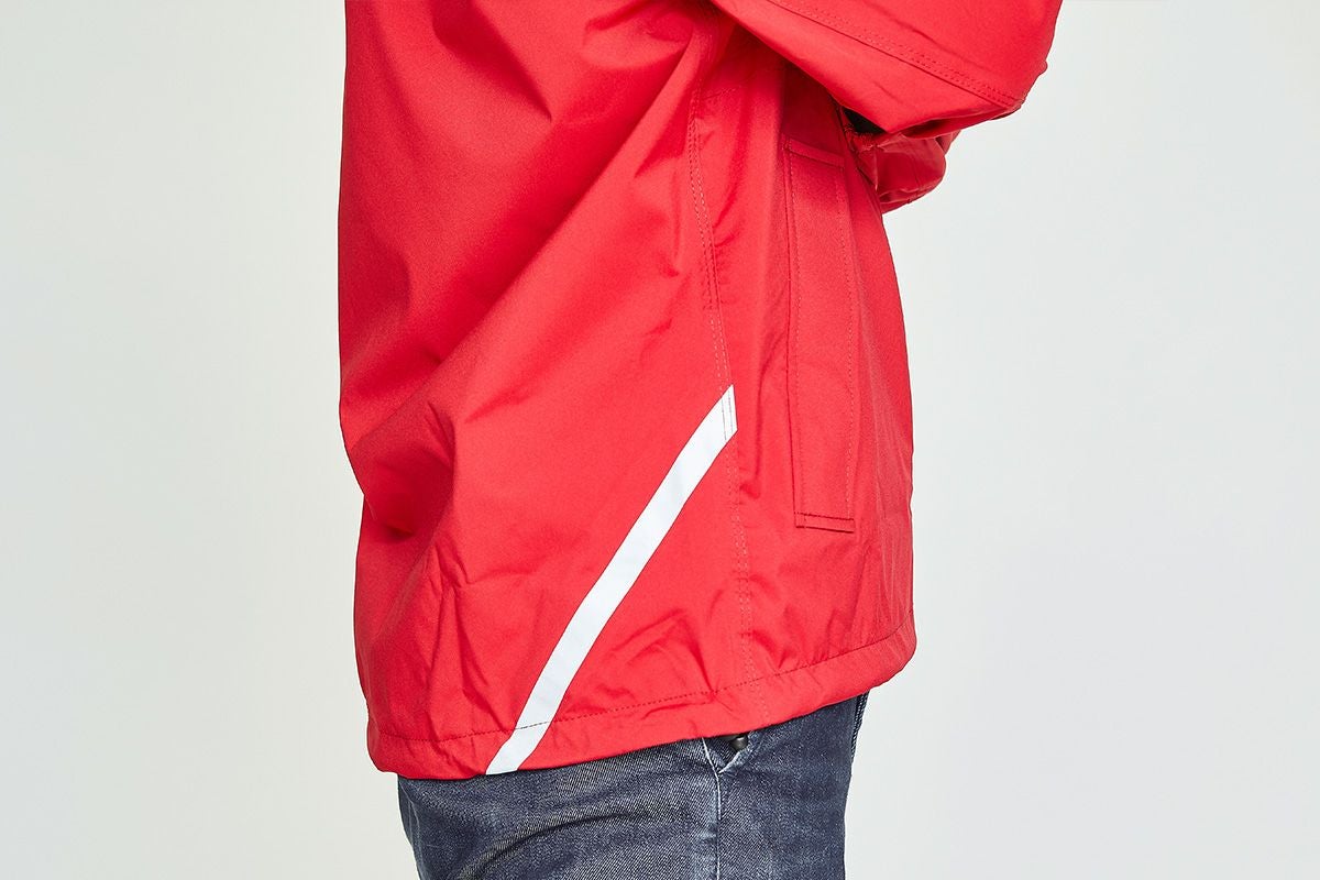 詳細：腰部分の反射テープ