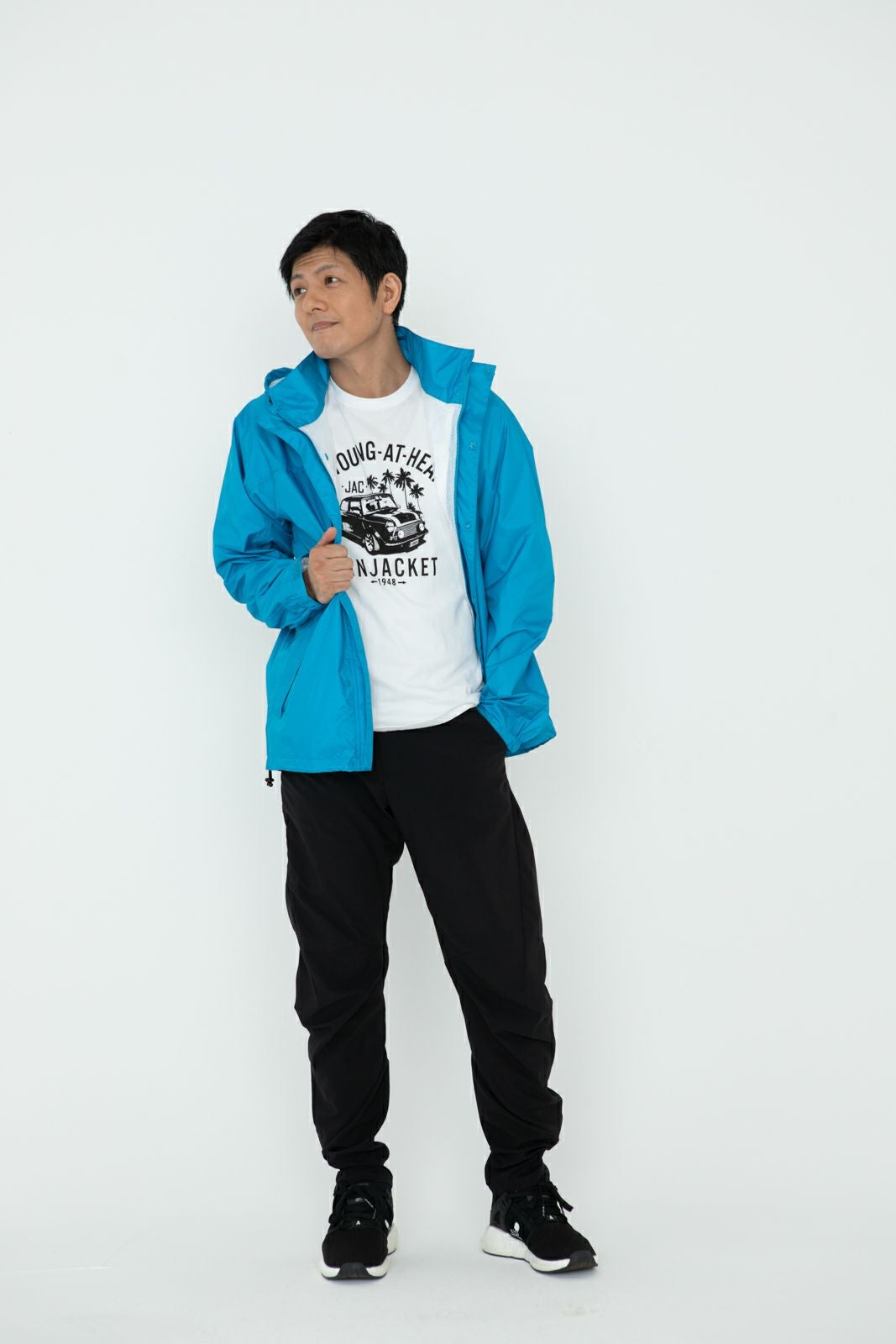 ［男性モデルのサイズ］身長:174cm 着用サイズ：L