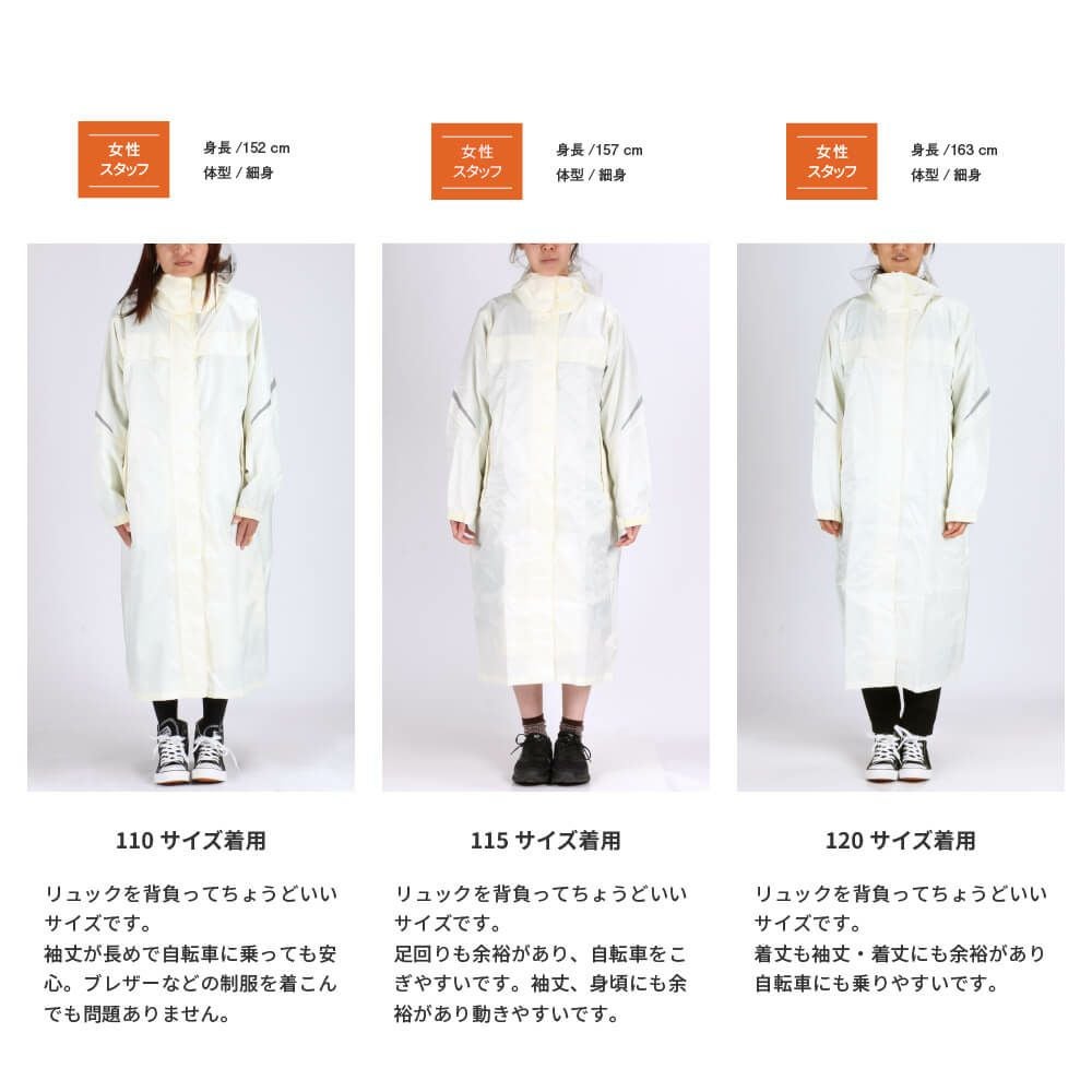 女性サイズ比較