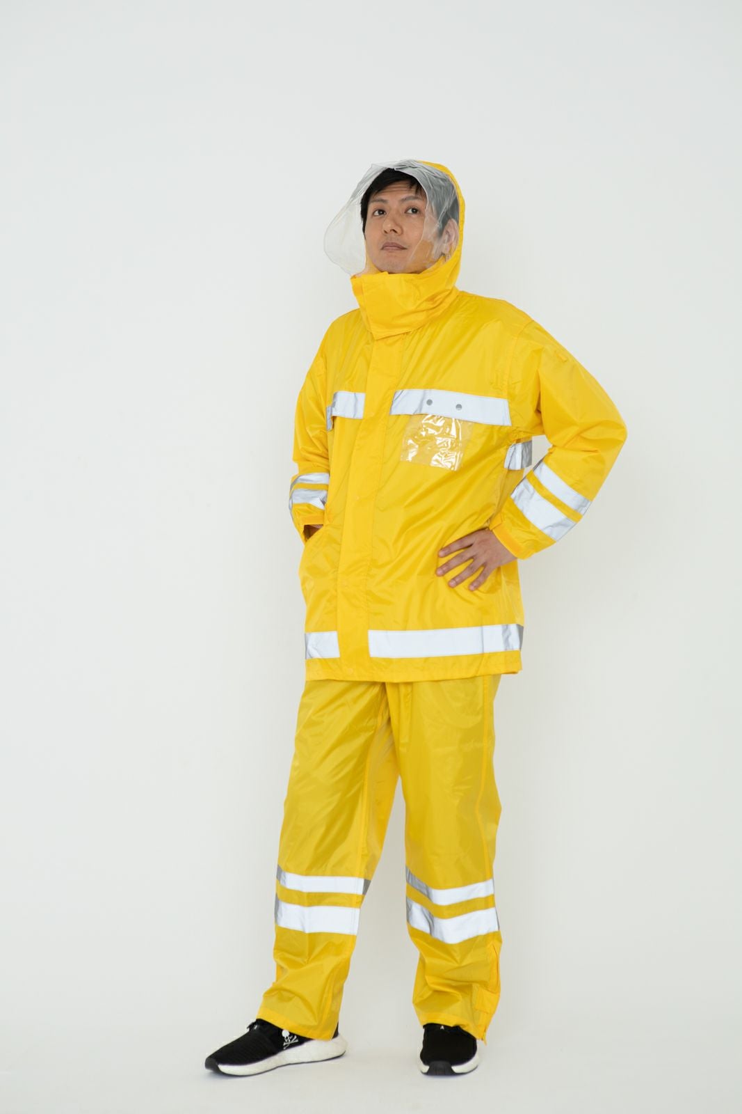 ［男性モデルのサイズ］身長:174cm 着用サイズ：L