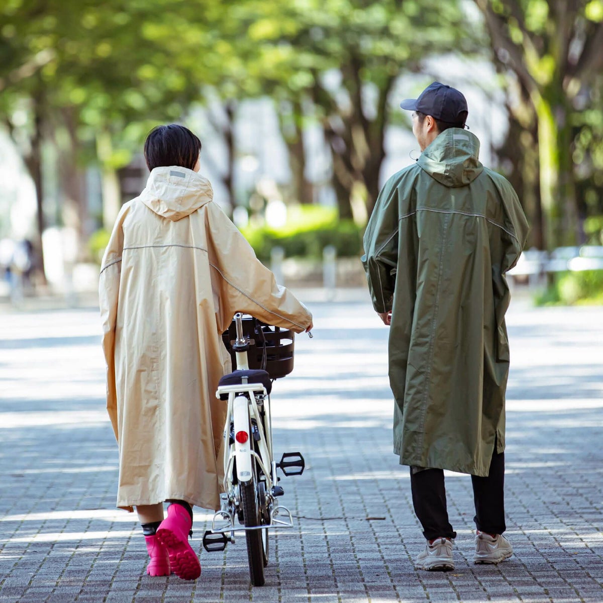  ［女性モデルのサイズ］身長:168cm 着用サイズ：フリーサイズ（6434 エアラバーブーツ レディース ショートも合わせて）　／ ［男性モデルのサイズ］身長:177cm 着用サイズ：フリーサイズ