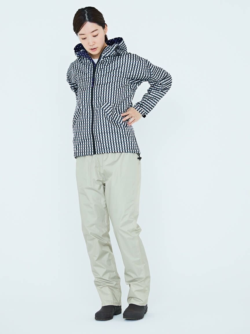 着用イメージ：ギンガム 詳細：タイトめでスタイリッシュなシルエット