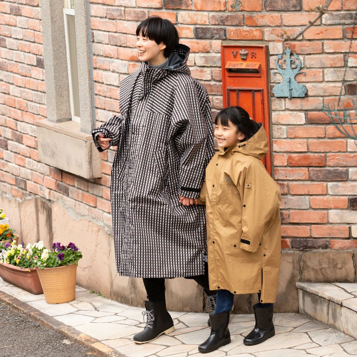 詳細：着用イメージ ［女性モデルのサイズ］身長:168cm　着用カラー：ギンガム