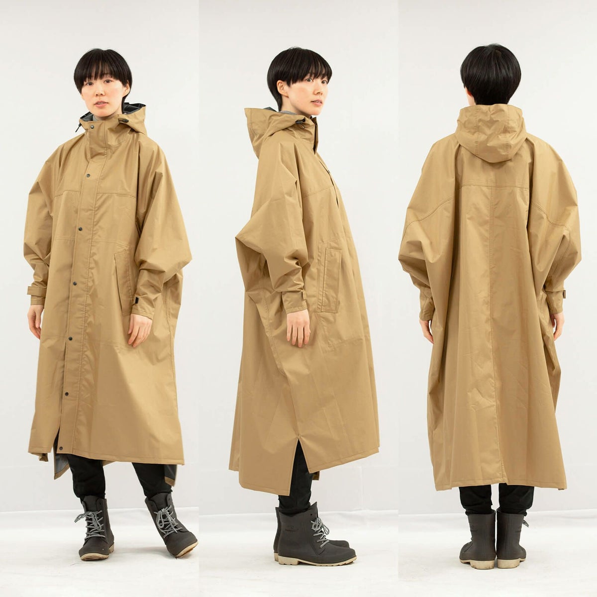 詳細：着用イメージ ［女性モデルのサイズ］身長:168cm　着用カラー：ベージュ