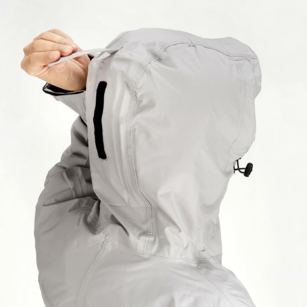 フード後頭部ベルクロ