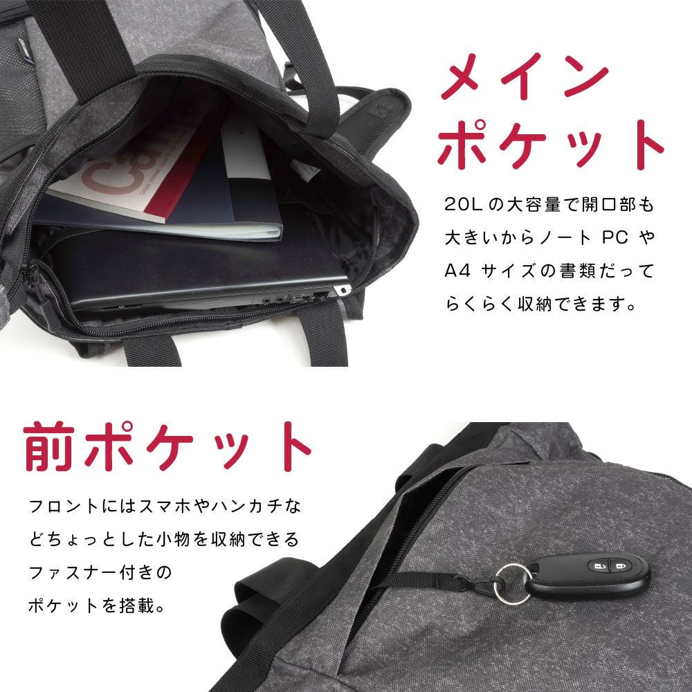 メインポケット・前ポケット 詳細