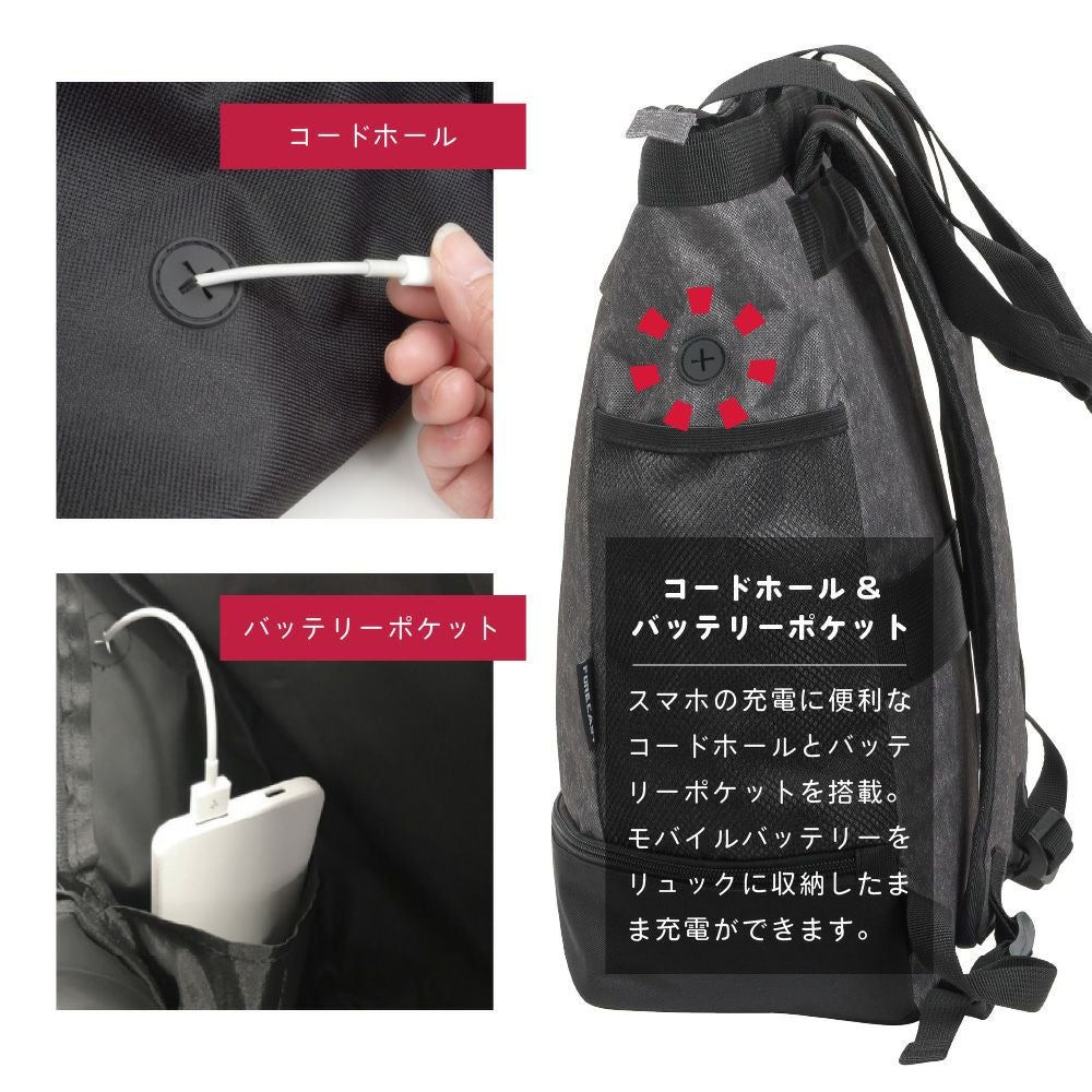 コードホール＆バッテリーポケット 詳細
