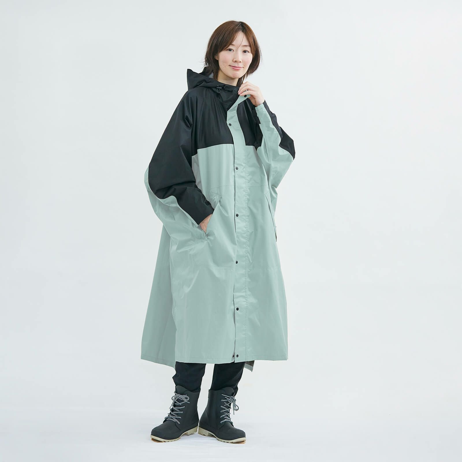 AH-100 ハイポンチョDX | レインコート レインポンチョ通販『アメトハレ』