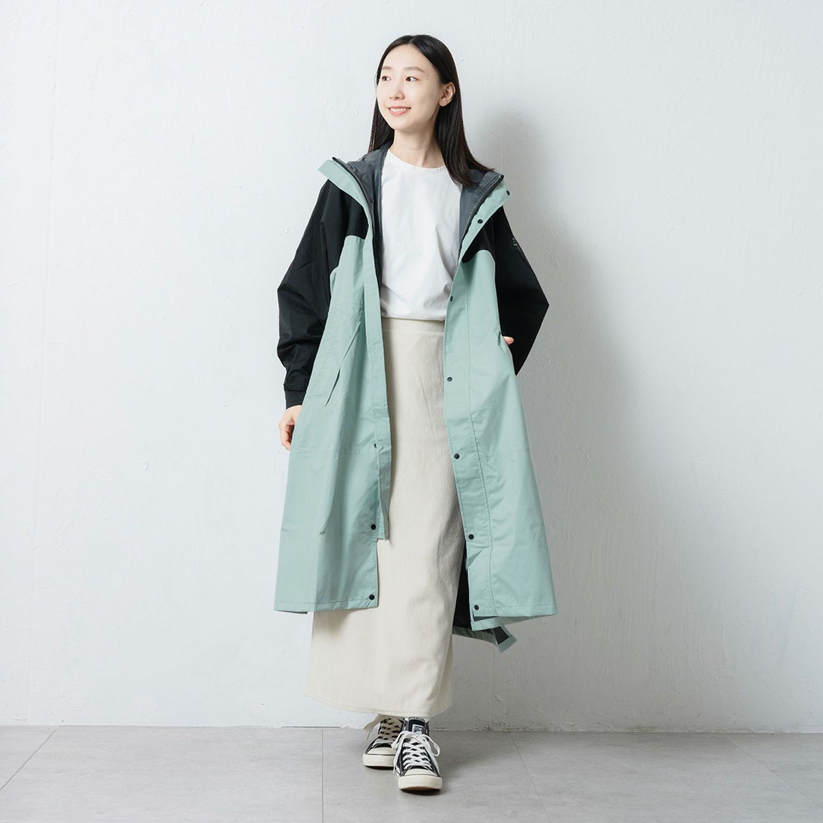 モデル：165cm ／Lサイズ着用