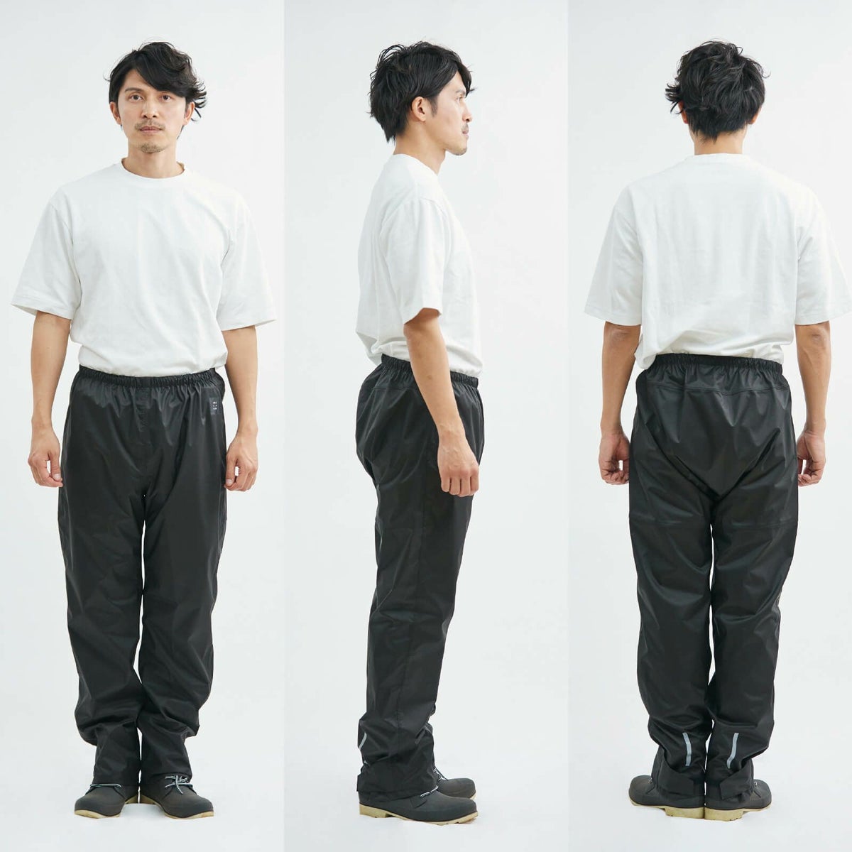 詳細：着用イメージ ブラック ［男性モデルのサイズ］身長:181cm 着用サイズ：L