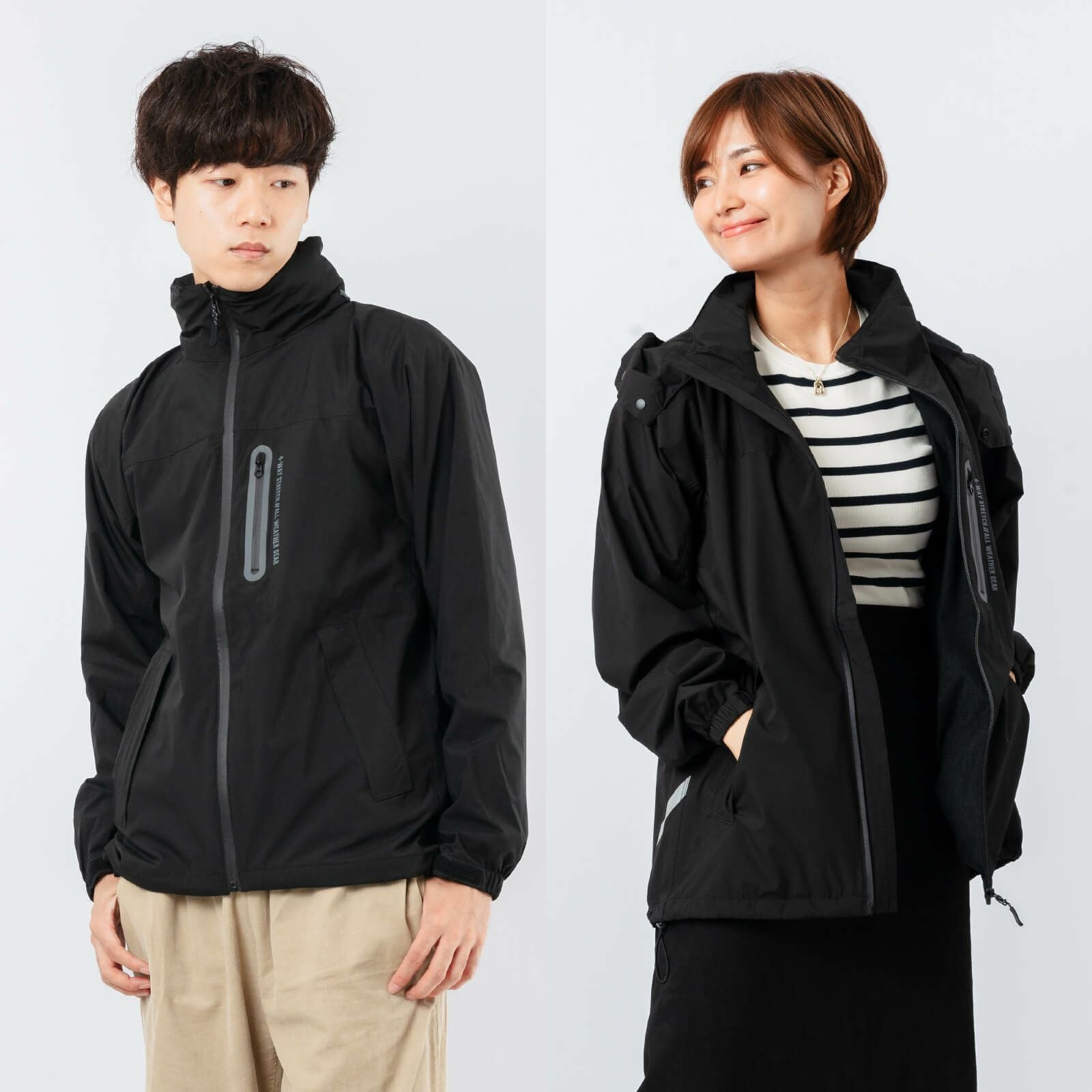 新品✨ドレステリア　4wayレインワークブルゾン　黒 DRESSTERIOR（ドレステリア） ブルゾン アウター 4WAYレインワーク