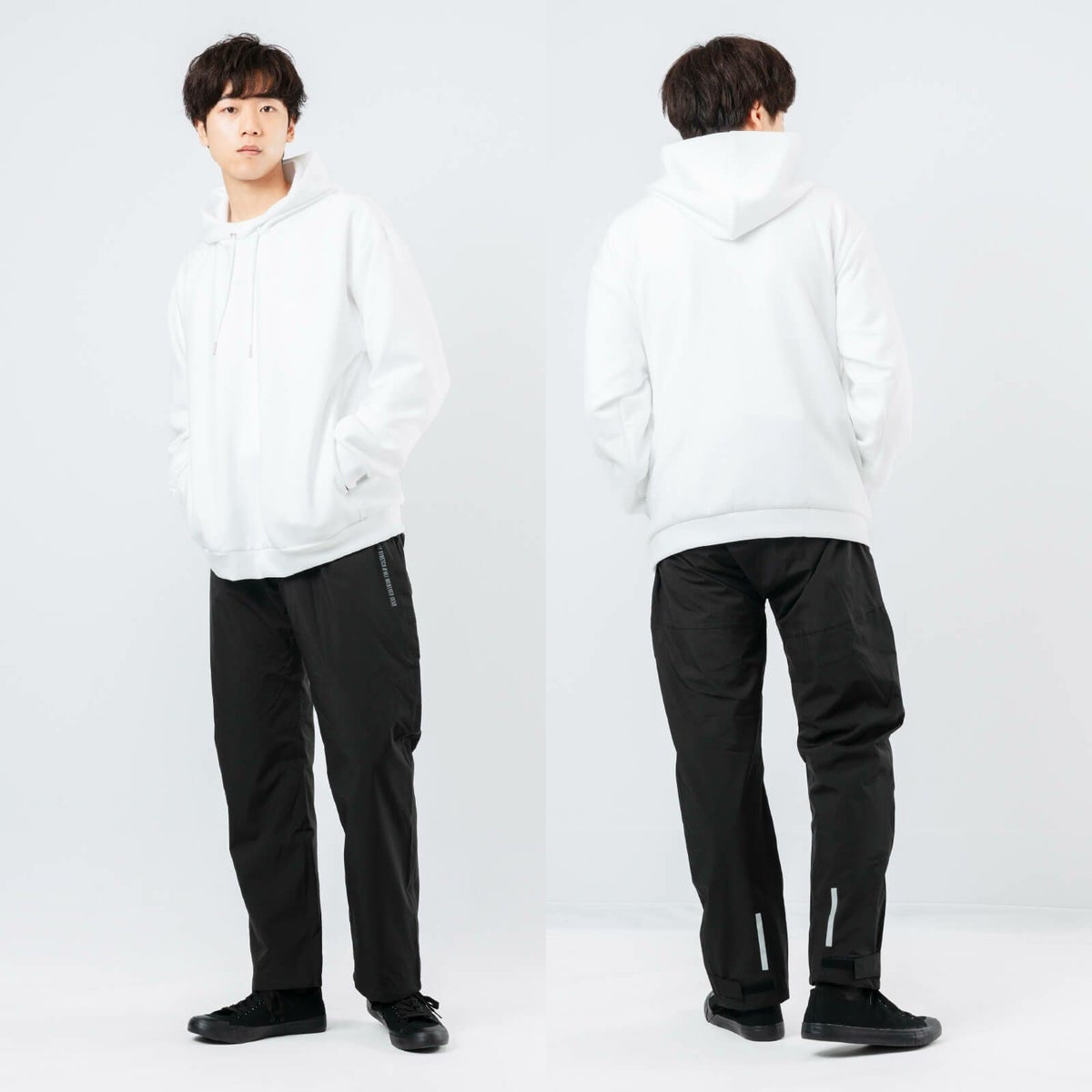 詳細：着用イメージ ［男性モデルのサイズ］身長:180cm 着用サイズ：L