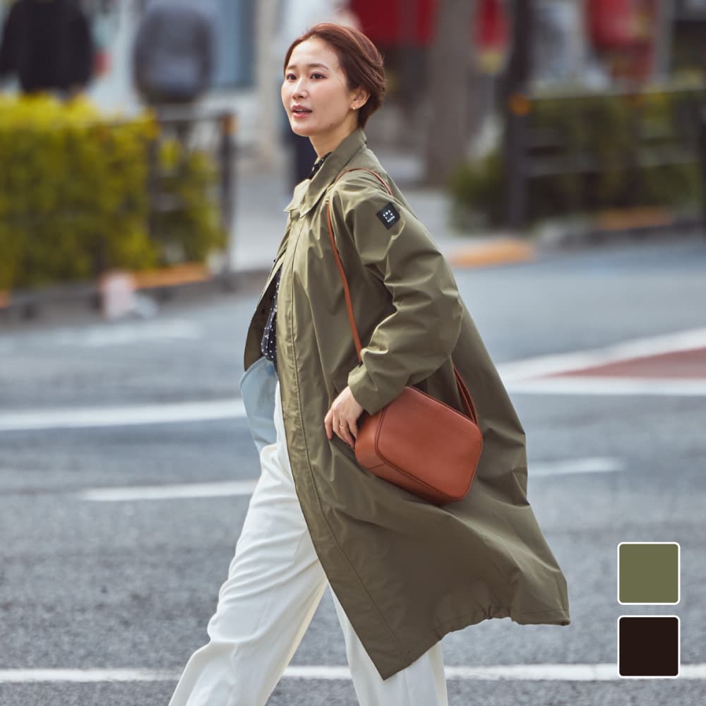 3レイヤーステンカラーコート