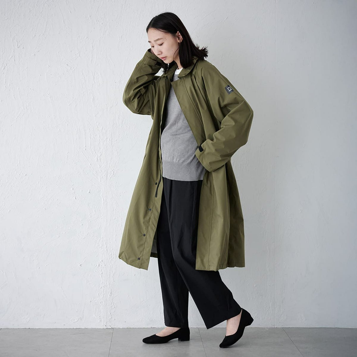 女性モデル：165cm ／ Mサイズ着用