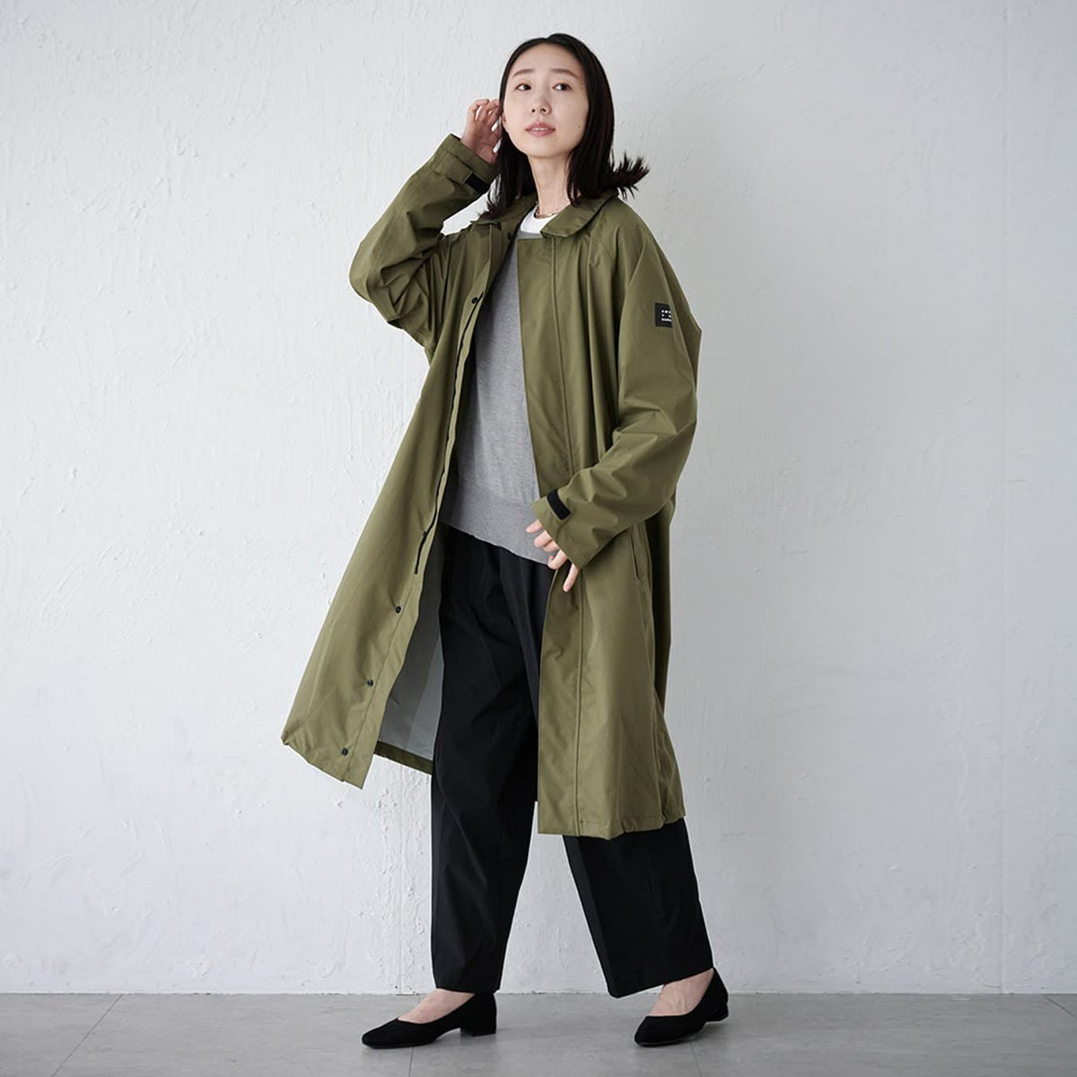 女性モデル：165cm ／ Mサイズ着用