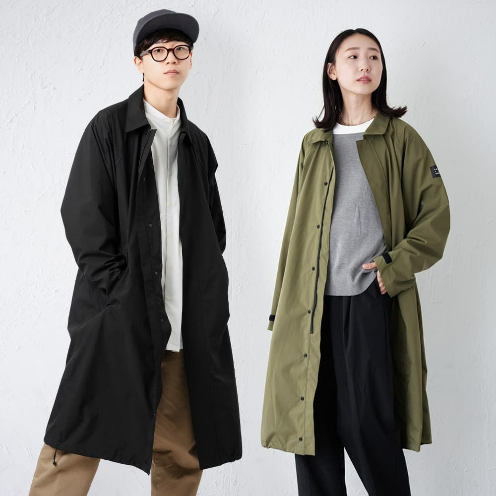 AH-300 3レイヤーステンカラーコート | レインコート レインポンチョ
