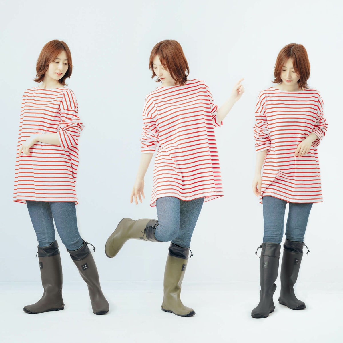 詳細：着用イメージ ［女性モデル］身長:163cm