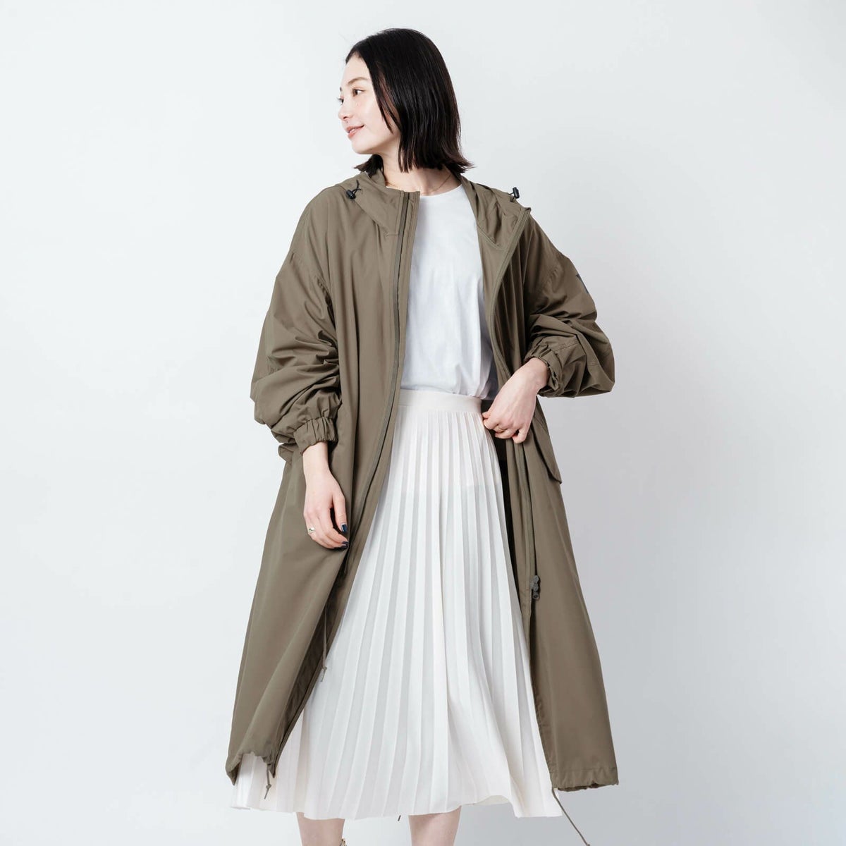 着用イメージ　身長166cm　着用サイズ：L