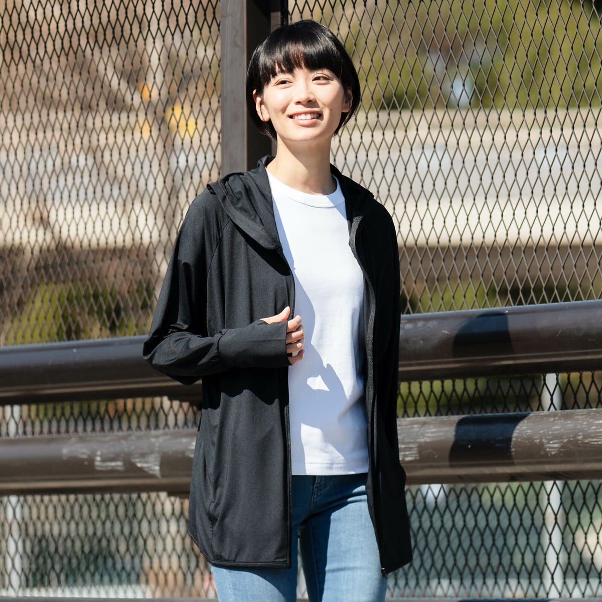 女性モデル 身長160cm 着用サイズ：L