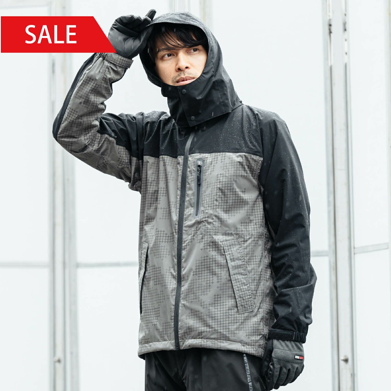 美品！ビバハート　レインジャケット　52 5452 全天候プリントウォームジャケット | レインコート レイン