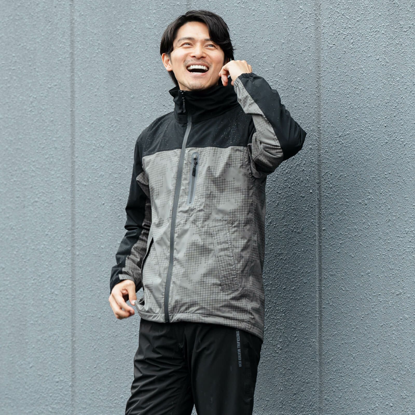 5452 全天候プリントウォームジャケット | レインコート レイン