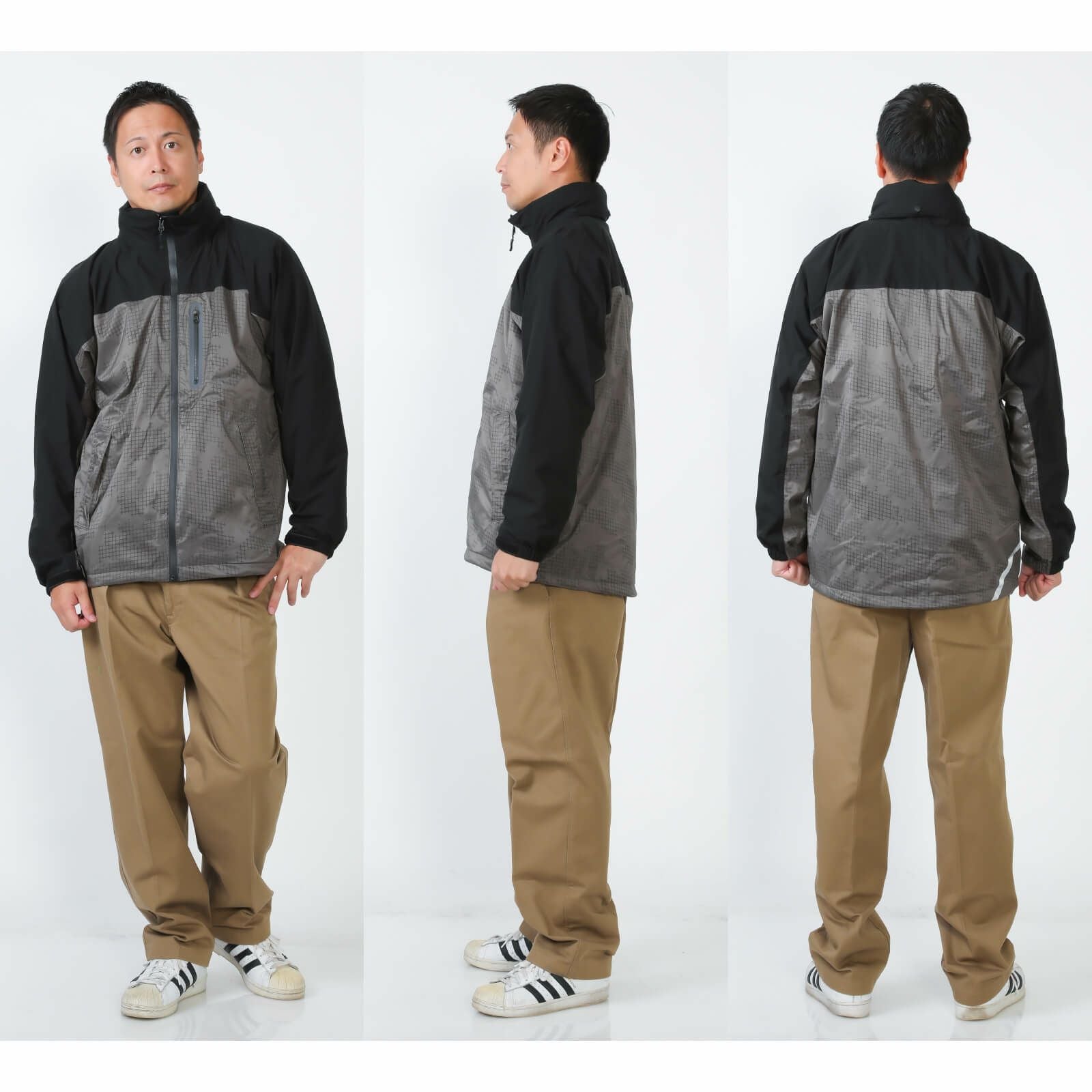 5452 全天候プリントウォームジャケット | レインコート レイン