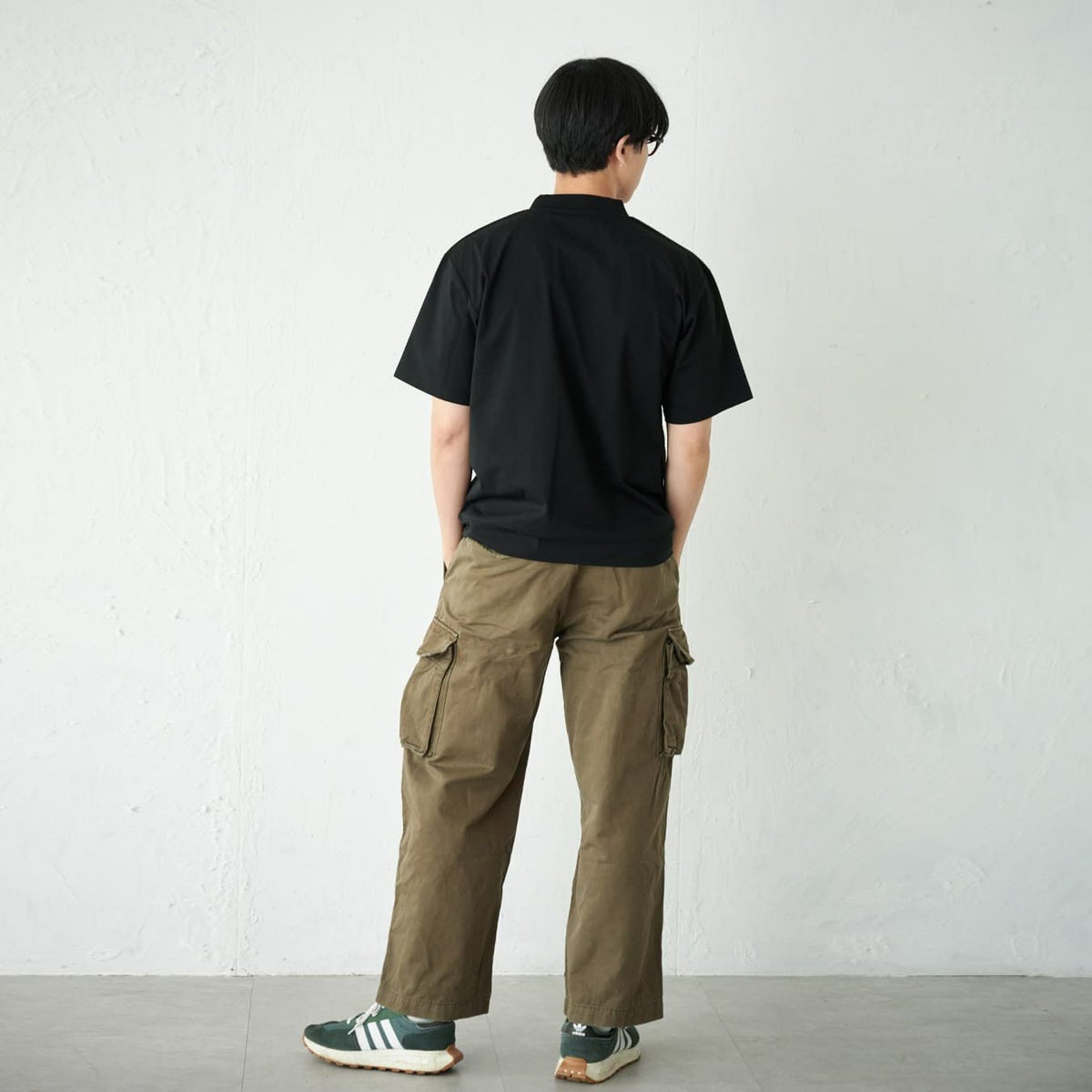 着用モデル：181cm　着用サイズ：L