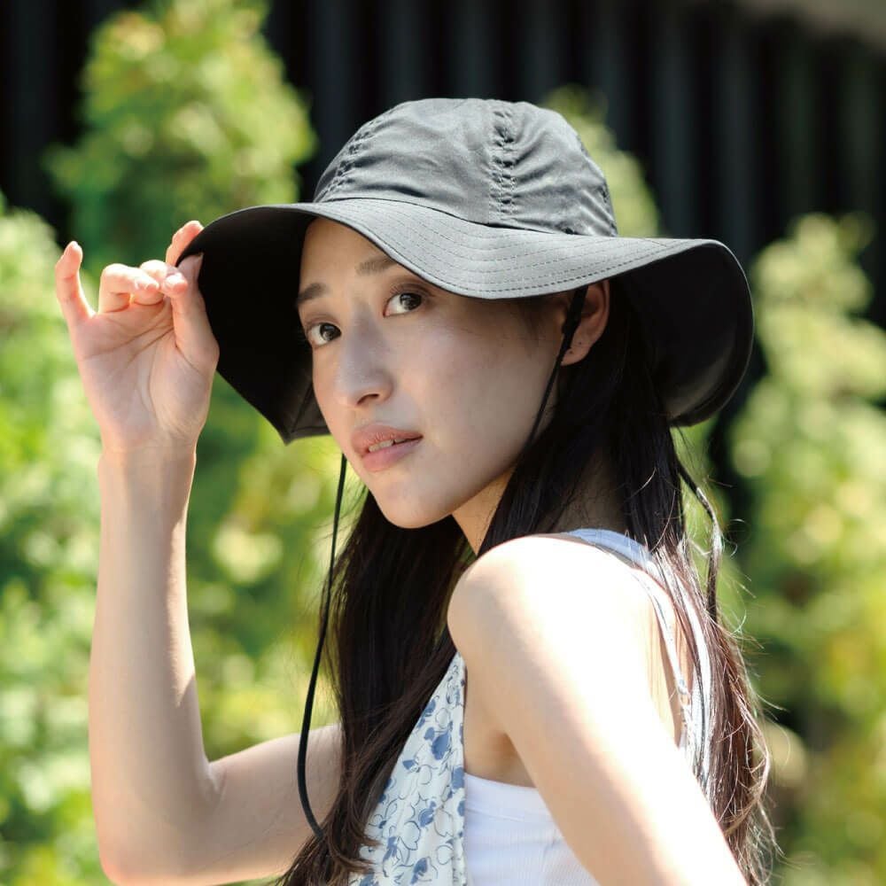 UVカット撥水ハット（UPF50+/はっ水加工） | レインコート レイン