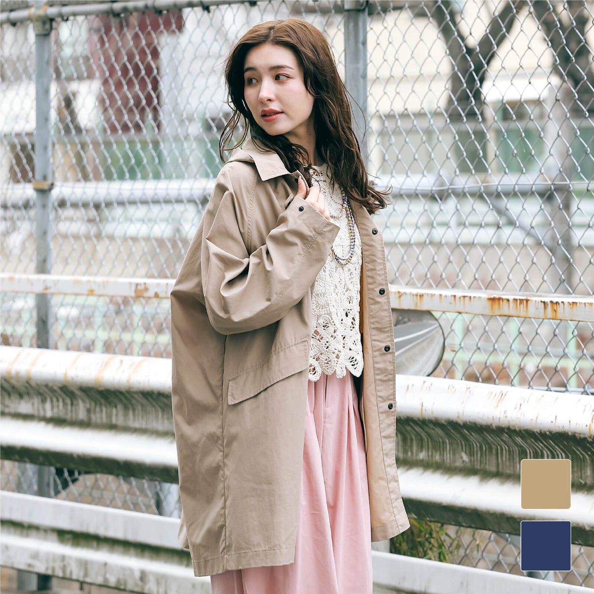 AH-1009 撥水ハーフコート