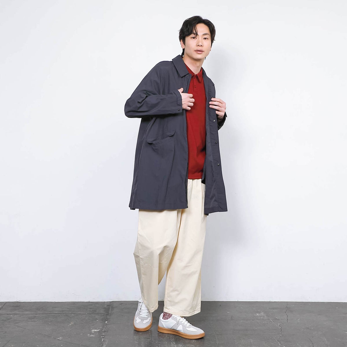 モデル：182cm ／ Lサイズ着用