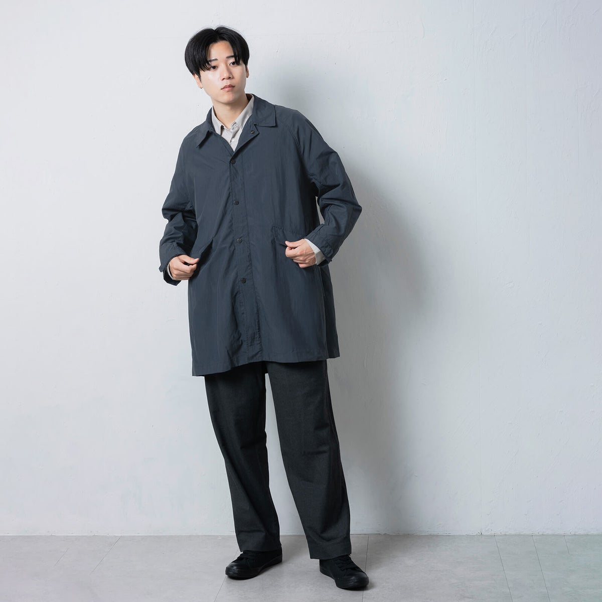 モデル：181cm ／ Lサイズ着用