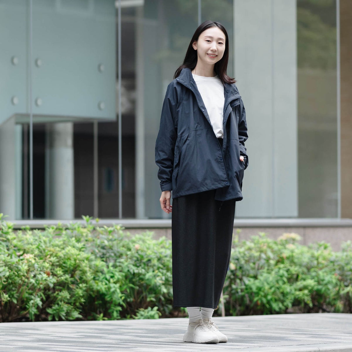 モデル：165cm／Mサイズ着用