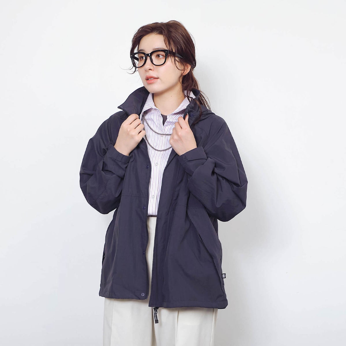 モデル：163cm／Mサイズ着用