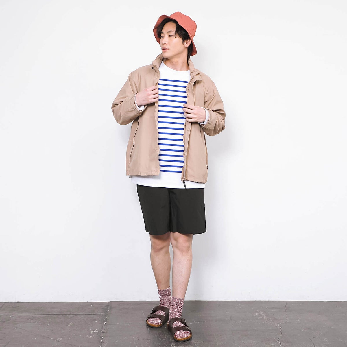 モデル：182cm ／ Lサイズ着用