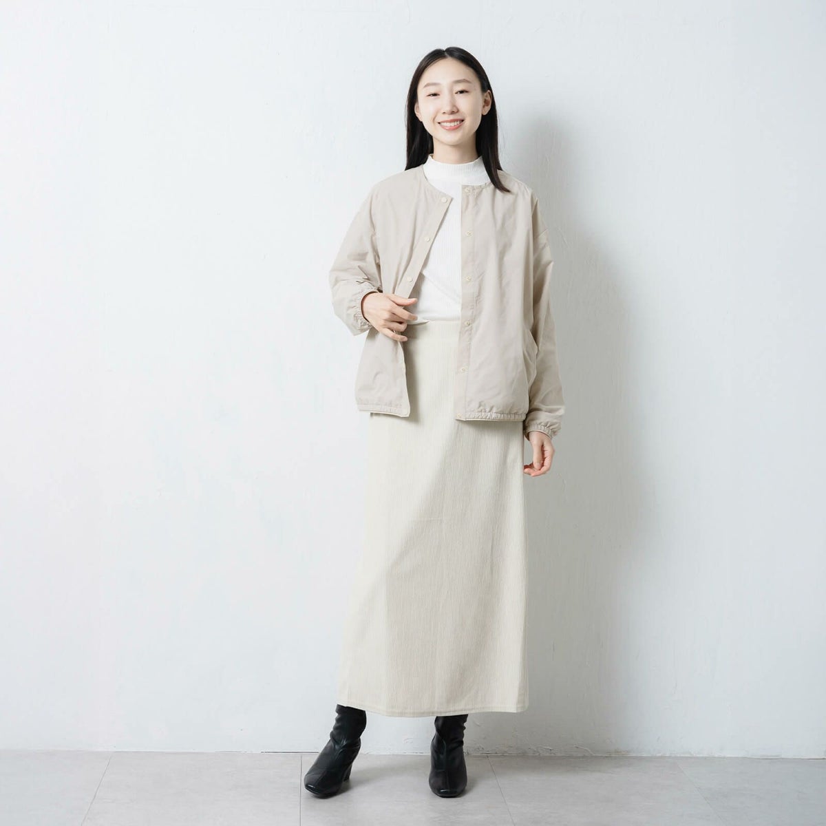 モデル：165cm／Lサイズ着用