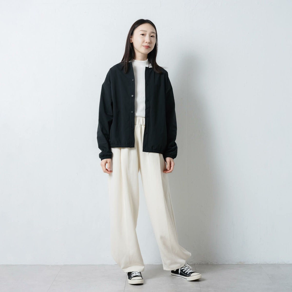 モデル：165cm／Lサイズ着用