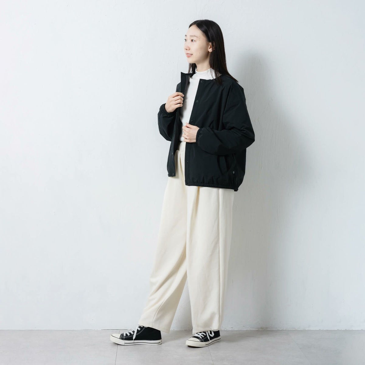 モデル：165cm／Lサイズ着用