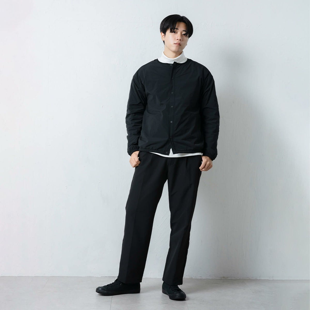 モデル：181cm ／ Lサイズ着用