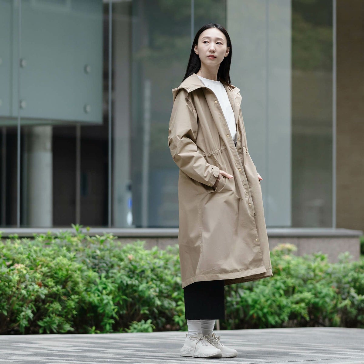 モデル：165cm／Lサイズ着用