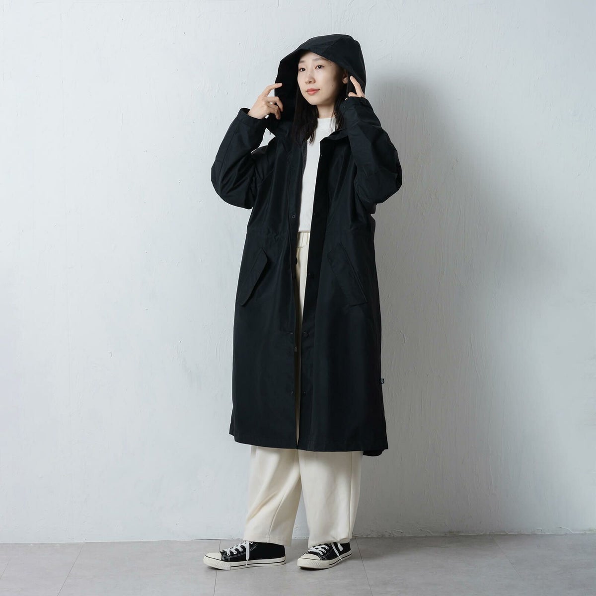 モデル：165cm／Lサイズ着用