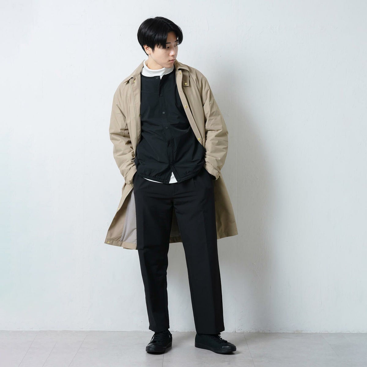 モデル：181cm ／ Lサイズ着用