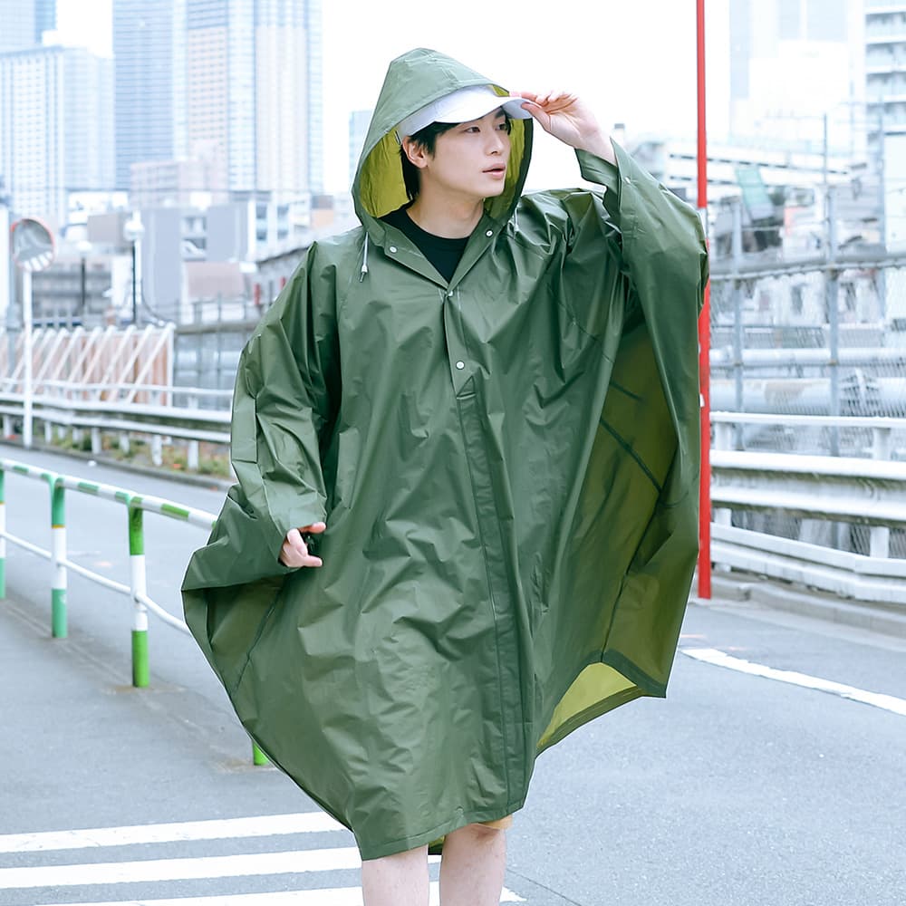 七々雨ページ AH-305 EVAレインポンチョ | レインコート レインポンチョ通販