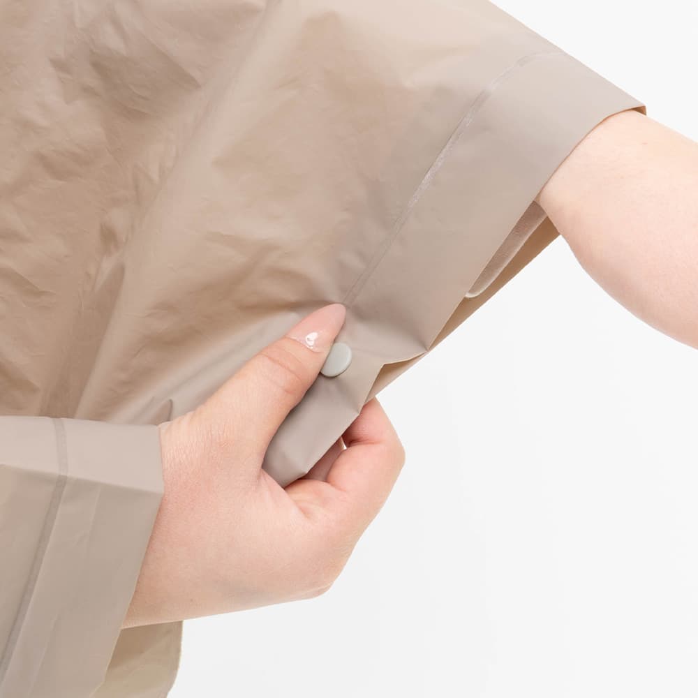 雨が入りにくい袖口