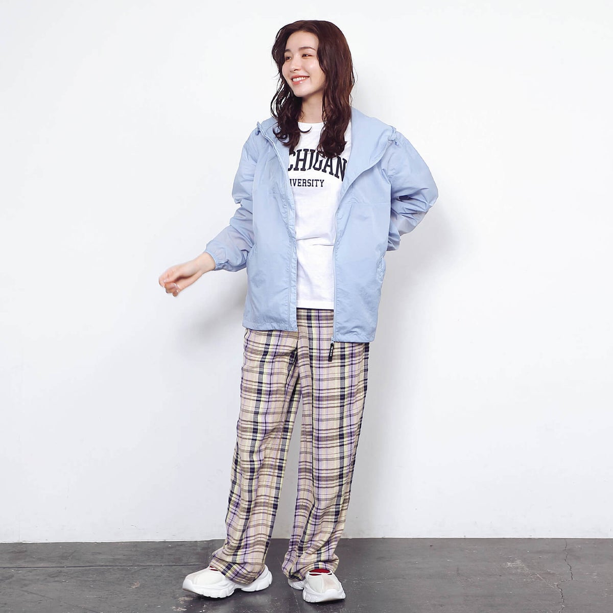 モデル：163cm／Lサイズ着用