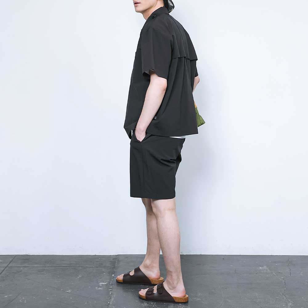 同素材ハーフパンツとセットアップも可能