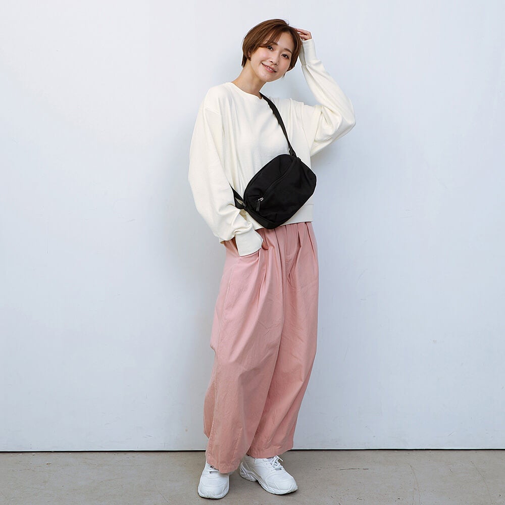 モデル身長：168cm／着用：Mサイズ